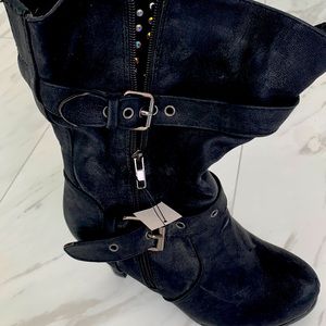 Black Boots with studs